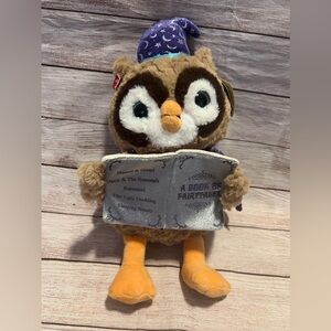 Cuddle Barn “Octavius The Storytelling Owl” Talking Stuffed 12" Wizard Toy WORKS